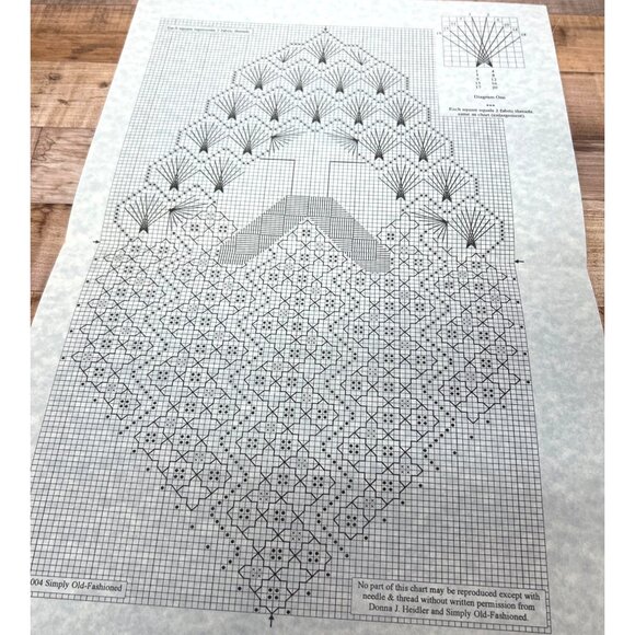 Embroidery Cross Stitch Pattern Santa's Beard II Needlework Design - Picture 3 of 3